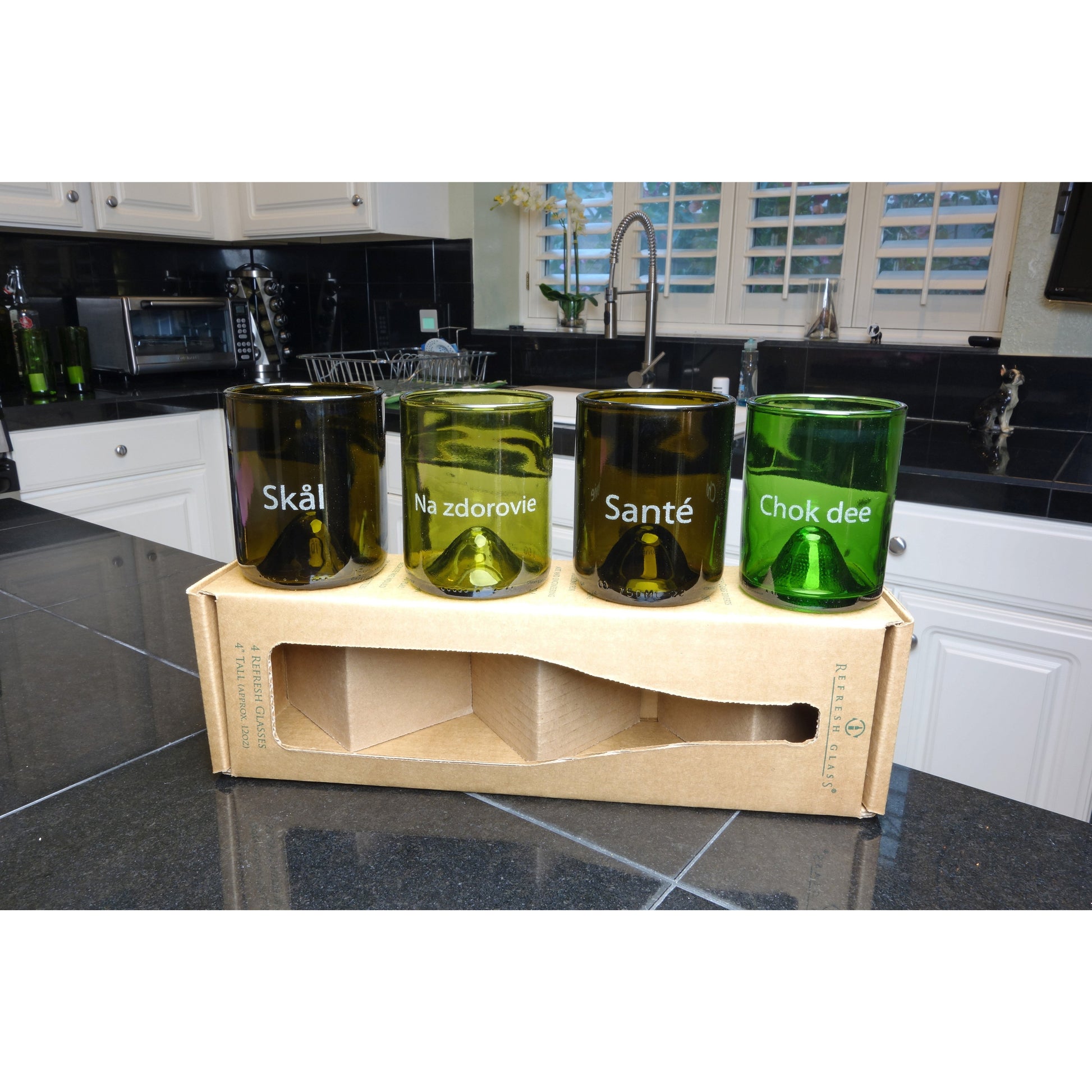 4-Glass Gift Set - Cheers-Refresh Glass