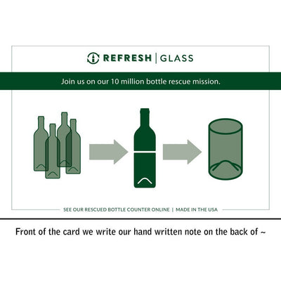 4-Tall Glass Gift Set - Monogram & Crest-Refresh Glass