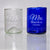 Personalized 4-pack of upcycled glassware from Refresh Glass, made from recycled wine bottles, showcasing elegant and sustainable client appreciation gifts.