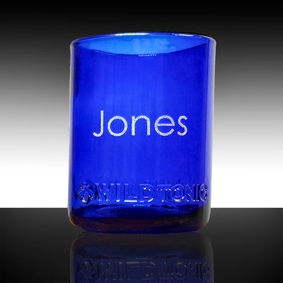 Single 12oz Glass :  Choose your glass color and the custom engraving