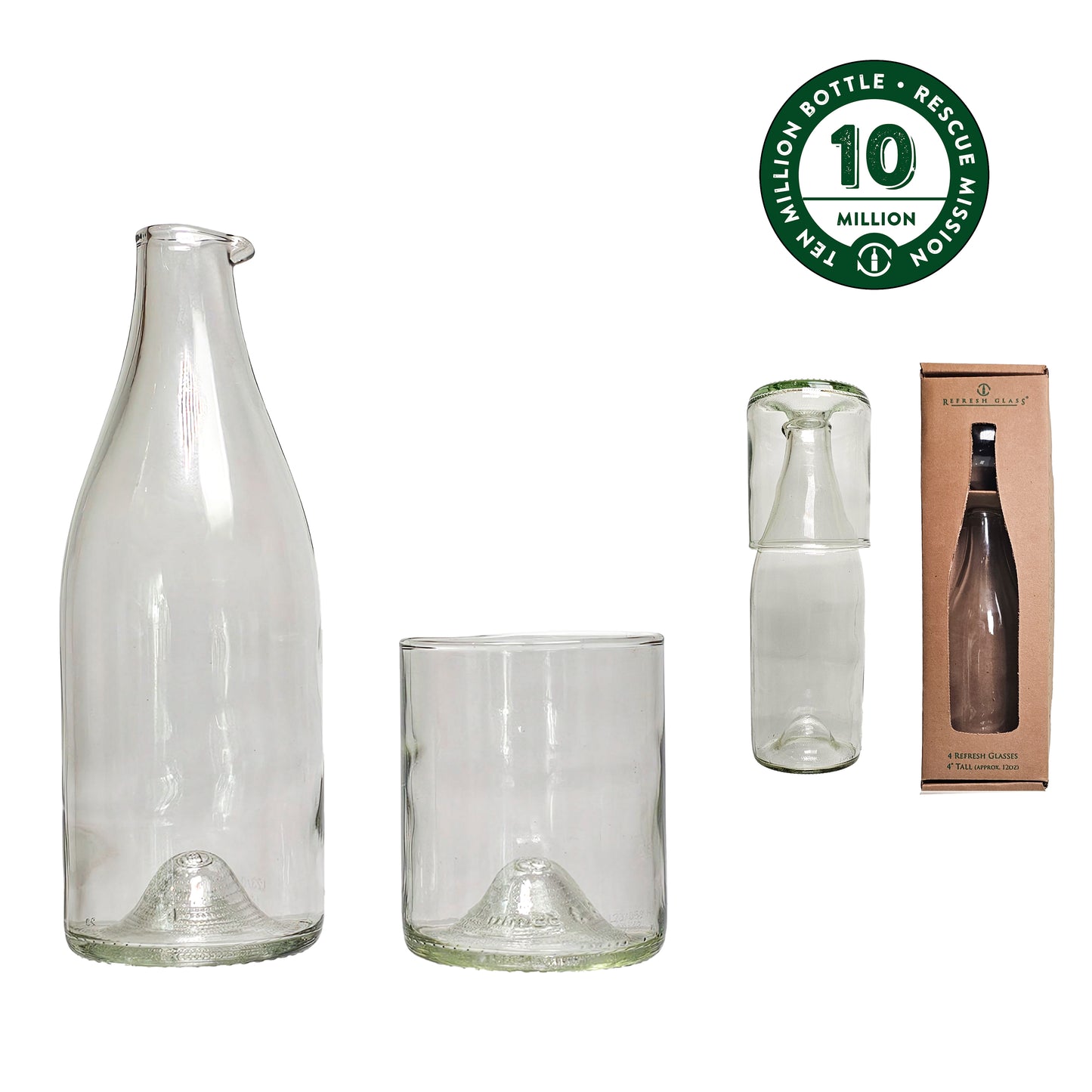 Dad :: Clear Carafe and Glass Set