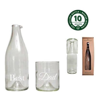 Dad :: Clear Carafe and Glass Set