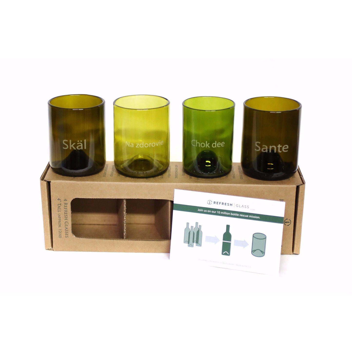 4-Glass Gift Set - Cheers-Refresh Glass