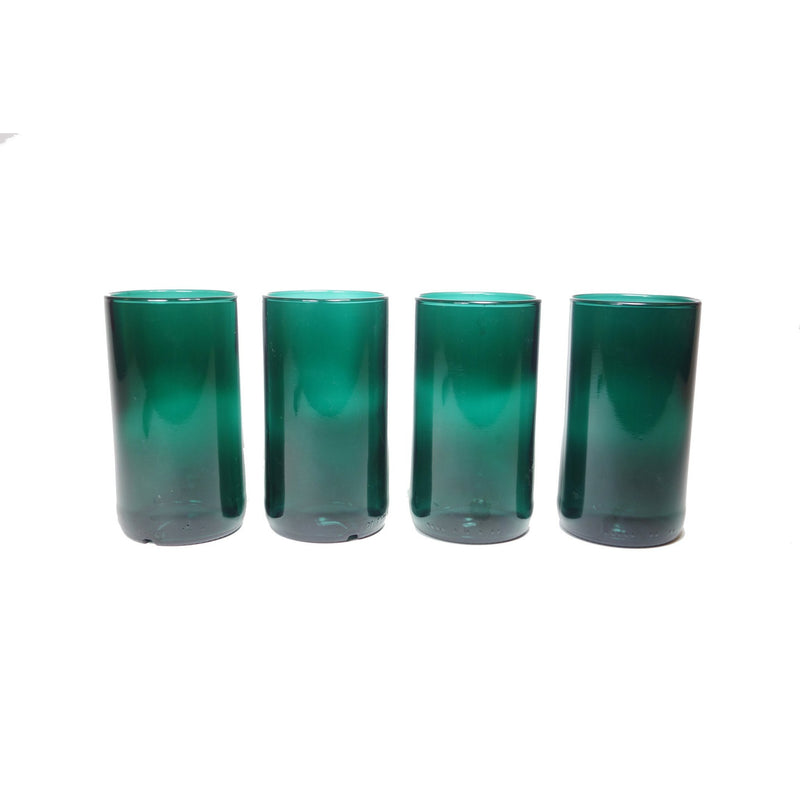 4-16oz Gift Set of Teal Glasses